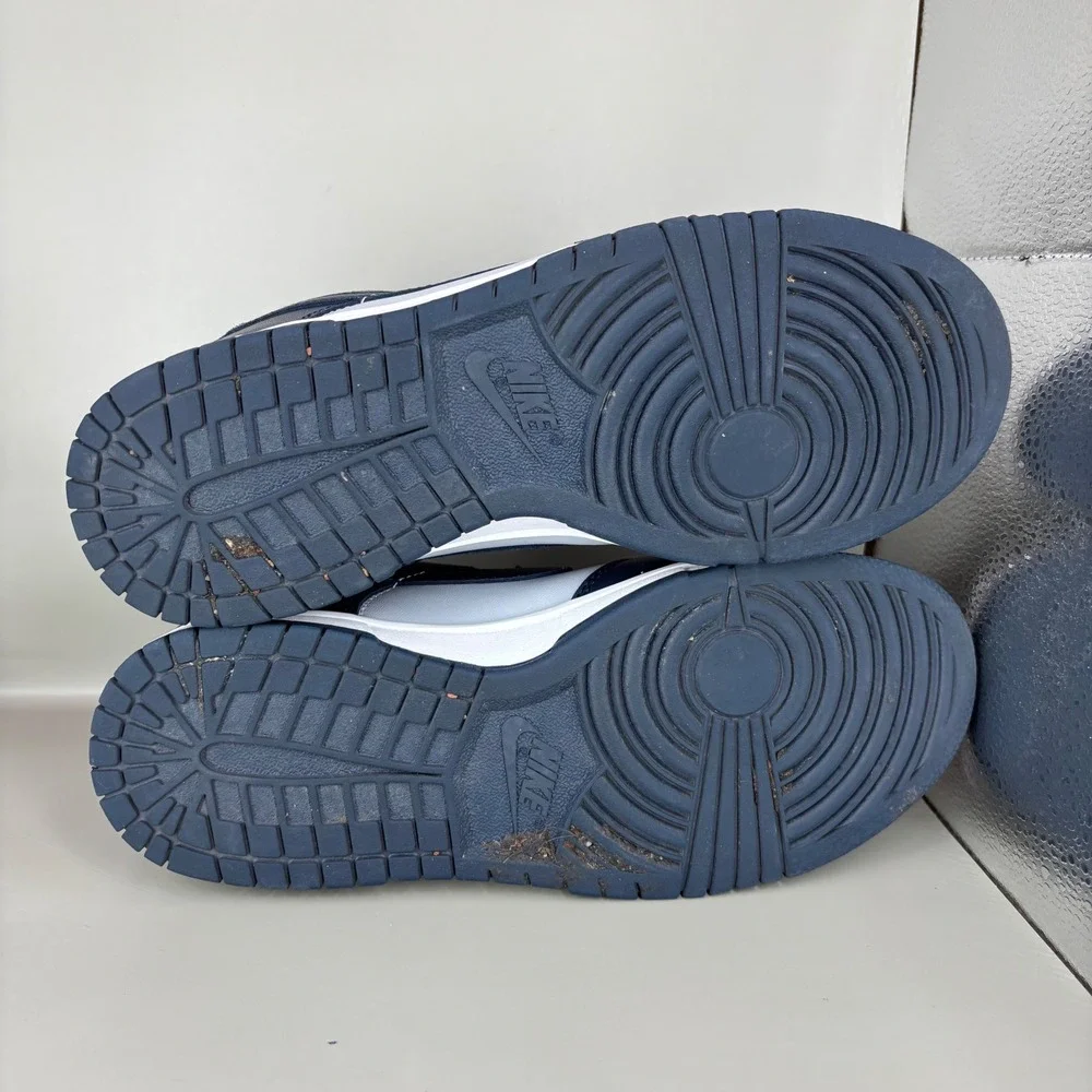 Nike Dunk Low Georgetown Wolf Grey Dark Navy Blue DD1391-003 Womens 8 Mens 6.5